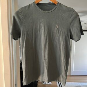 ALL SAINTS Men's Green T-Shirt